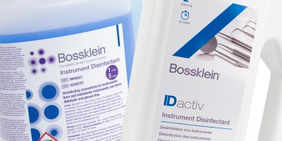Bossklein dezinfekcija instrumentiem, 1L un 5 L