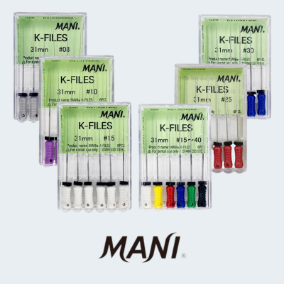 MANI K-files 31MM 6pcs/box