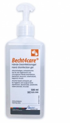 Becht4care, Roku dezinfekcijas gēls 500ml