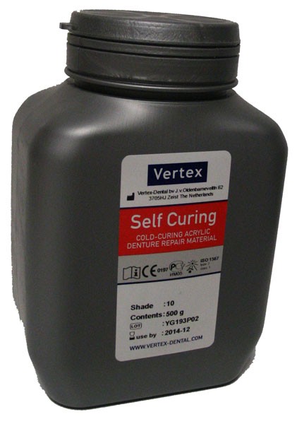 Vertex Self –Curing pulveris 0.5kg