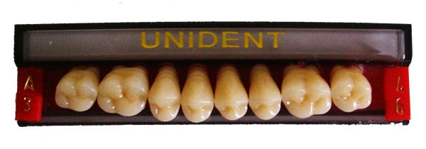 Unident Akrila sānu zobi