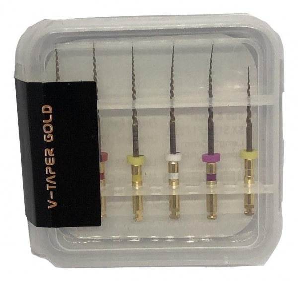 V TAPER GOLD ROTARY FILE