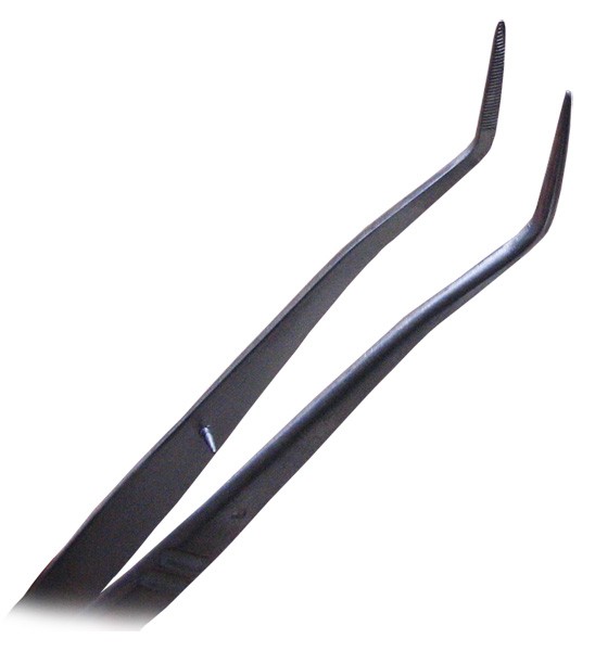  Zobārstniecības pincets , liektā152mm