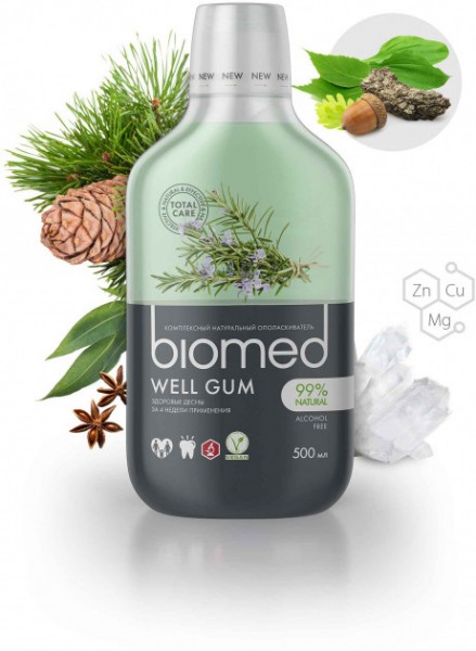BIOMED well gum mutes skalojamais līdzeklis 